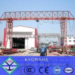5ton single girder workshop steel construction stuss gantry crane