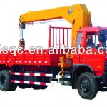 Dongfegn chasis, 10 ton,four sections straight arm,Truck With Loading Crane SLS5250JSQE