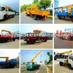 dongfeng EQ1258KB3GJ1 SQ8SK3Q truck with crane