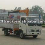 2ton DONGFENG XIAO BA WANG truck crane(knuckle boom truck crane)