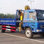 Famous brand liuqi truck mounted folding boom crane 6.3tons for hot sales