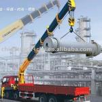 10Tons crane and trailer mounted 15meters