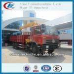 Famous brand Dongfeng 6x4 8tonscargo crane truck with winder for hot sales