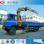 Excellent 10Tons knuckle boom crane on Dongfeng truck