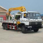 Dongfeng 6x4 wreck mounted crane 12tons for hot sales