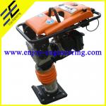 HCR80K1 Gasoline walk behind soil tamping rammer with moving wheels
