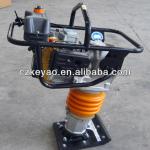 Vibrating Powerful Gasoline walk behind Containerized Export Chile Tamper Rammer With Moving Wheels