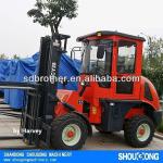 CPCY28 4WD Rough Terrain Forklift 2800kg All Terrain Forklift with CE