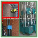 High efficiency rendering machine for wall