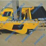 Wall plaster rendering machine
