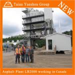 Canada worksite For Asphalt Plant LB2000
