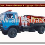 Hot Asphalt, Tarmac, Bitumen-Aggregate-Sand-Mixture Transporter Trucks