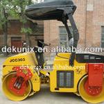 3Ton vibratory roller double drum mini road roller for sale JCC303