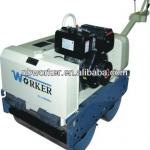 WKR500 double drum walk behind vibratory road roller