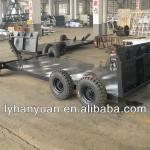 Low bed trailers for 3tons double drum road roller