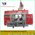 Cnc Drilling beam and angle saw cutting line