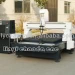 3 axis + Rotary device CNC router for wood panel and round wood