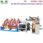 QINGLIANG 160-315 hydraulically operated hdpe plastic pipe welding machine