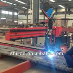 Shuipo tripper floor automatic welding machine] / dump truck robotic welding machine