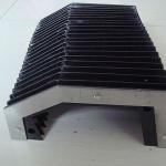 Dustproof accordion shield for CNC machine