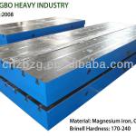 Foundation Cast Iron Surface Plate with T-solts
