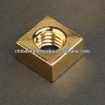 Square Brass insert nuts mechanical parts