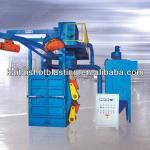 Hanger type shot blasting machine