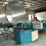 Roll and shear metal duct forming mahcine