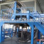 upwards continuous casting machine for OFC copper rod production
