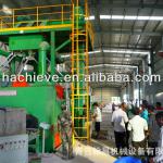 Steel plate shot blasting and painting line