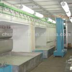 Dust free spray painting booth