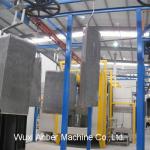 Control cabinet powder coating line