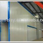 camel back straight tunnel curing oven for powder coating line