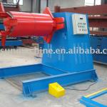 hydraulic decoiler / uncoiling machine without car