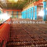 Continuous casting and rolling steel wire rod production lines