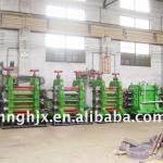 Structural rolling mill for flat and square steel bar