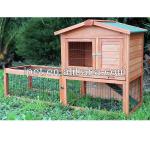 RH064 Hot Sell Outdoor Wooden Rabbit Cage