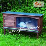Wooden Rabbit Hutch with Tray