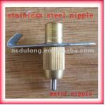 with spring automatic rabbit nipple drinker