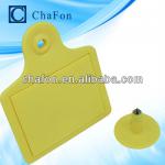 uhf rfid small cattle ear tag with Size 68mm*80mm*2mm