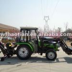 354 tractor with cabin , with Front end loader&amp; Backhoe