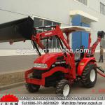 Mini Tractor with Loader and Excavator for Sale-