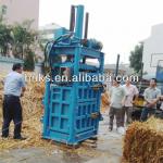 Vertical vacuum stalk baler carboard baler paper baler