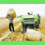 Round straw baling machine/baler machine-