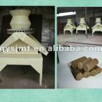 Large capacity straw biomass briquette machine