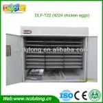 CE approved DLF-T22 commercial 4000 egg incubator for hatching eggs