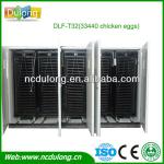 2013 best selling type DLF-T32 holding 33792 chicken eggs CE approved industrial egg incubator