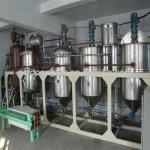 Qie automatic high performance palm oil refining machine