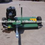 ATV flail mower with self engine