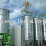 150m3/300m3 sawdust/wooden pellets galvanized steel hopper bottom Silos